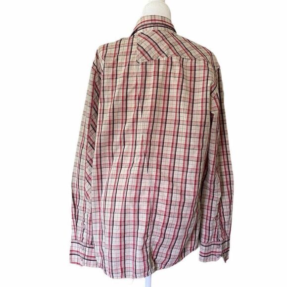 Hurley Plaid Long Sleeve Shirt SZ L NWOT - Picture 2 of 10